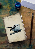 Őszapó - üdvözlőlap | Long-tailed tit - Greeting Card